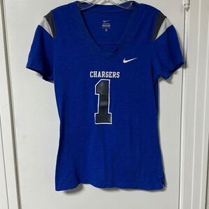 NIKE NFL LA Los Angeles CHARGERS Women's Medium T-shirt Top